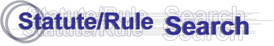 Statute/Rule Search